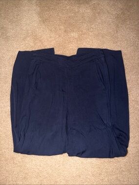 Navy Blue Casual Pants